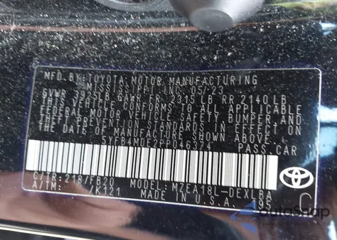 2023 Toyota Corolla Le from USA, damaged, VIN 5YFB4MDE2PP046374